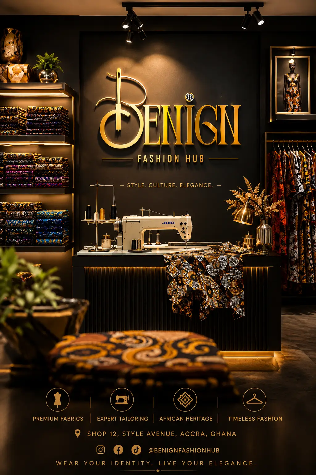 benign fashion project by wilfy designs